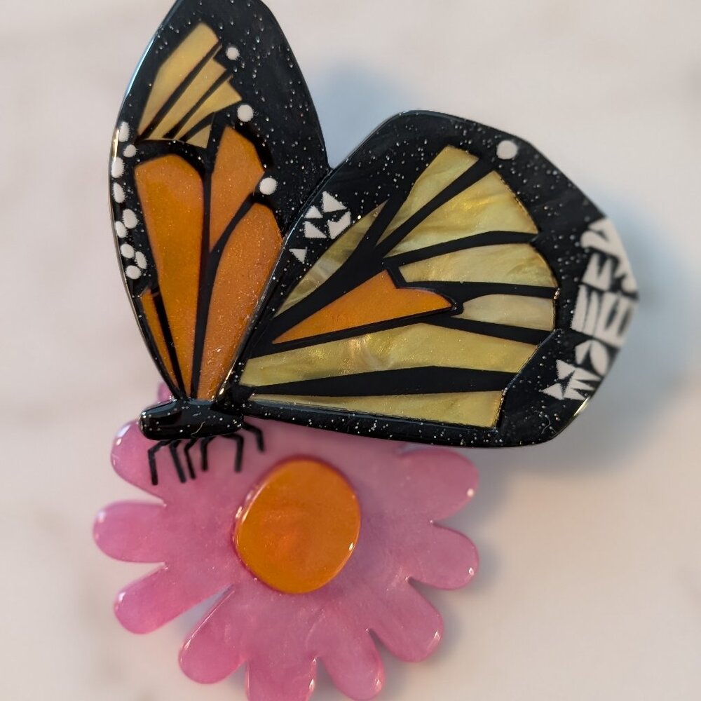 Erstwilder X Clare Youngs "A Butterfly Named Flutter" brooch